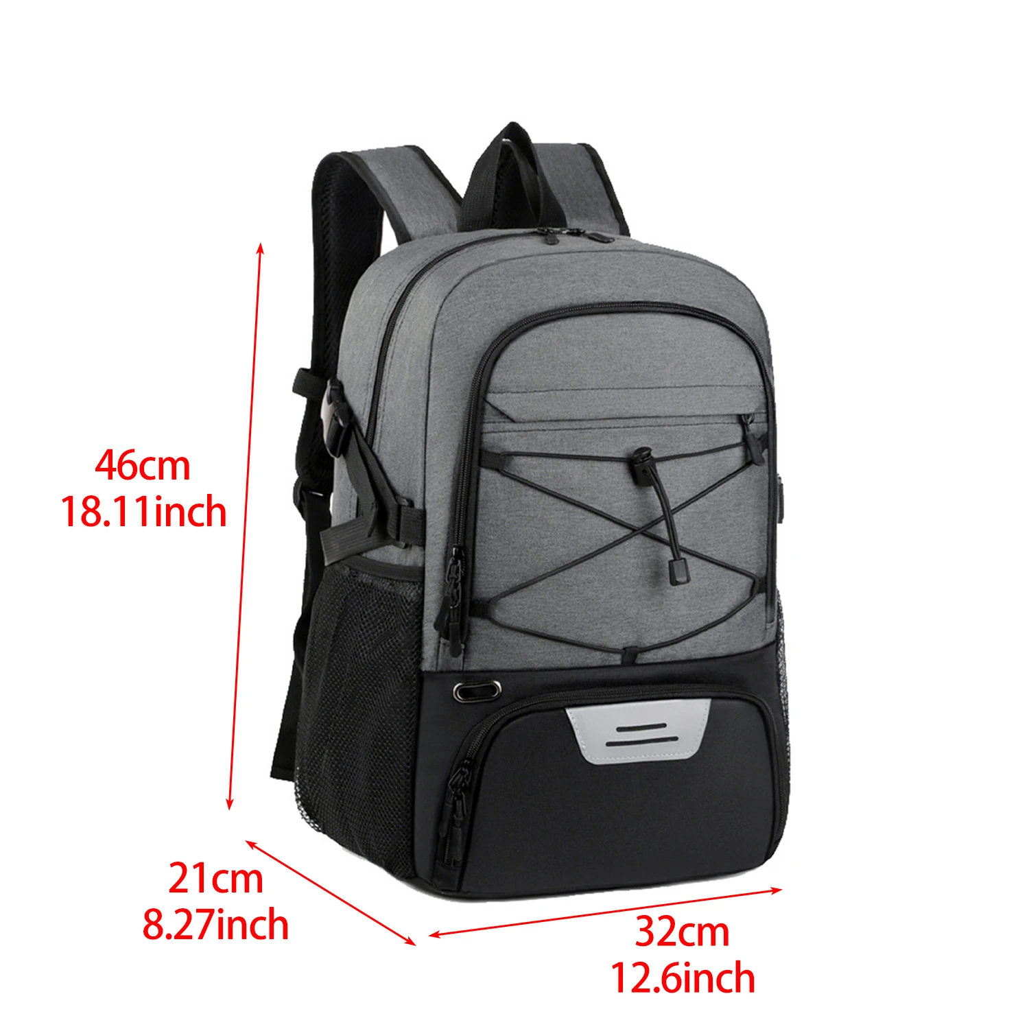 Soccer Backpack Outdoor Rucksack For Basketball Volleyball Training Sports Bag, Travel Fitness Backpack With Shoe Compartment view 2