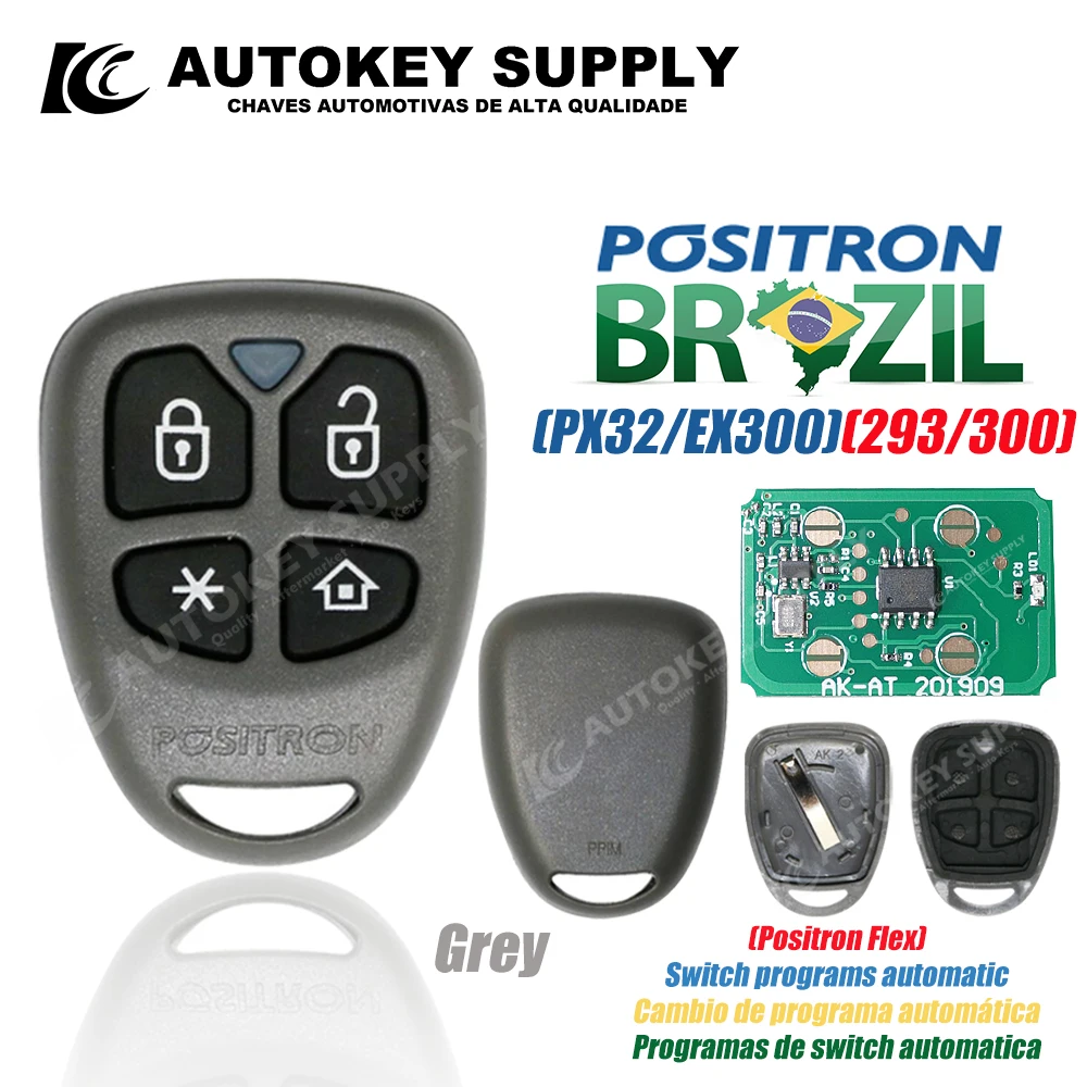 AutokeySupply Com placa de circuito PX32 PXN48 PX46 PX40 PX42 PX52 SX40 PX72 PX52 293 EX300 330 360 Para Brasil Positron Flex