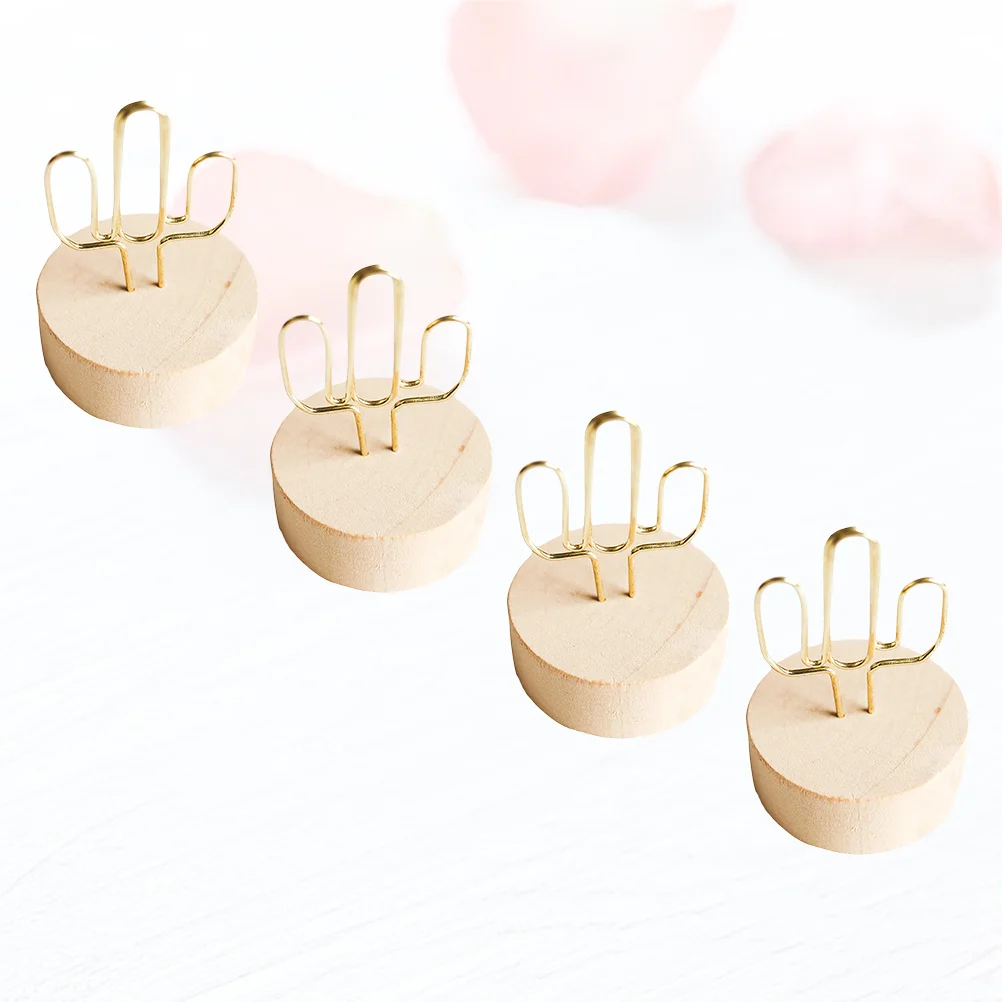 4 قطعة مشبك صور مكان حامل مذكرة مجلد منظم سطح المكتب قابلة لإعادة الاستخدام اسم كليب حامل لحفلة الخطوبة الذكرى عطلة #4