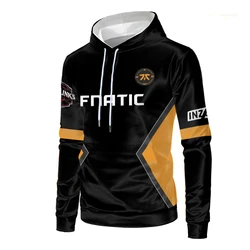 Sudadera con capucha estampada FNC Esports para hombre, uniforme del equipo FNC, sudaderas deportivas para Cosplay, Dota CsGo LOL Games, Jersey deportivo, novedad de 2024