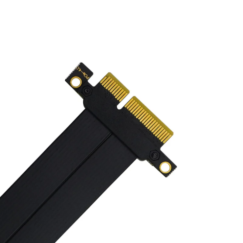 PCIe 4.0 Graphics Card Extension Dual 180-degree Graphics Network Card Sound Extension Cable PCIe X4 Stable
