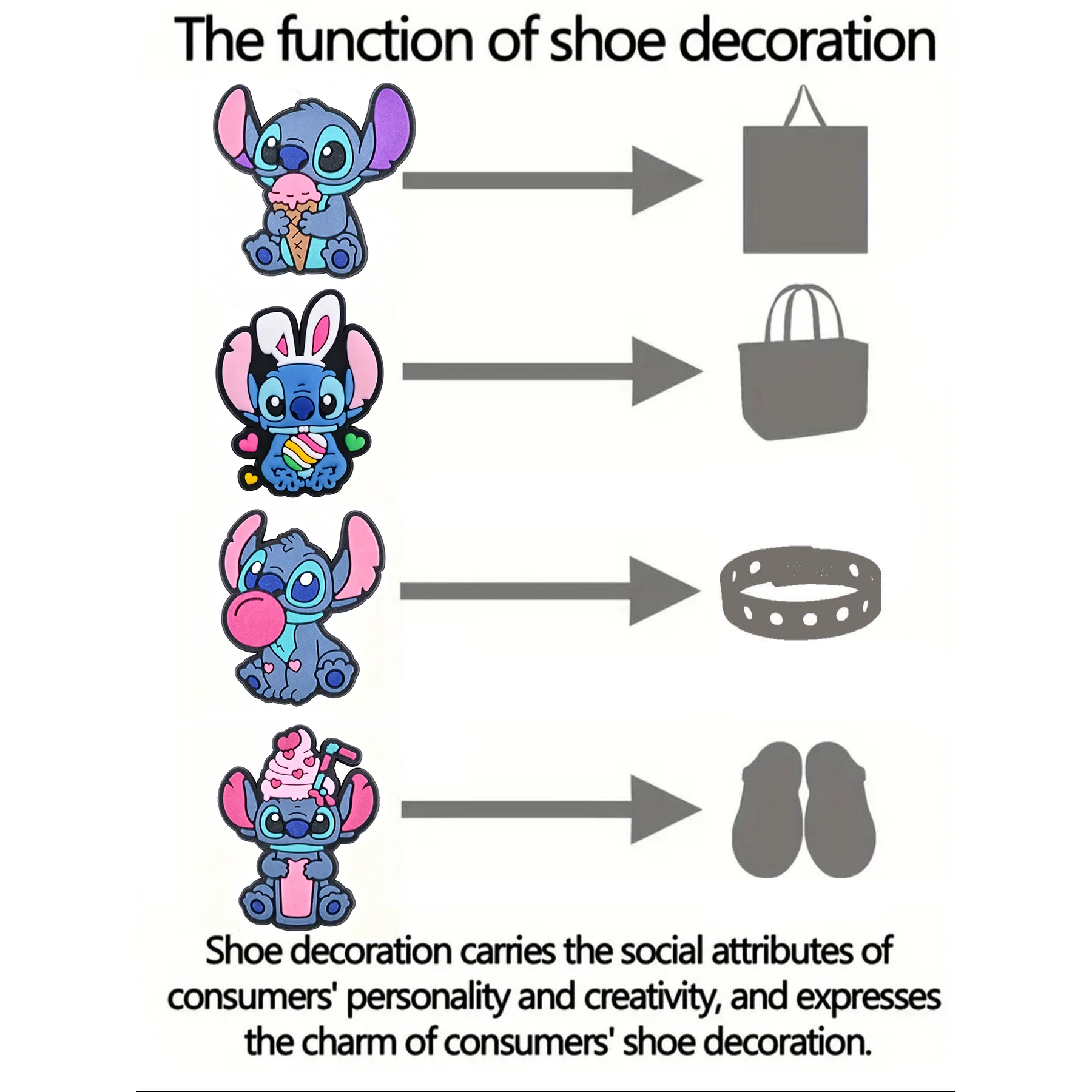 9-20 Stück Trendige Spielzeuge Niedliche Cartoon-Serie für Schuh-Charms Designer-Accessoires DIY-Dekoration für Klassische Clogs Kindergeschenke – Detail 3