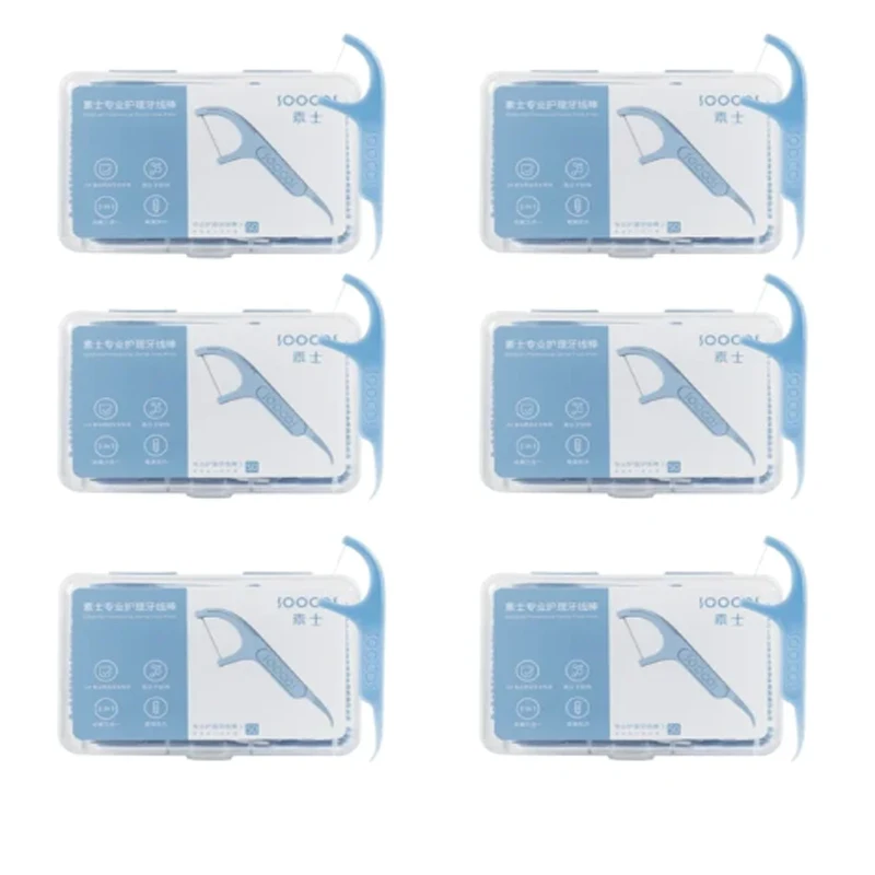 Youpin SOOCAS المهنية قطن الأسنان تصميم مريح الغذاء الصف ألياف البوليمر كشط طلاء اللسان فجوات الأسنان النظيفة