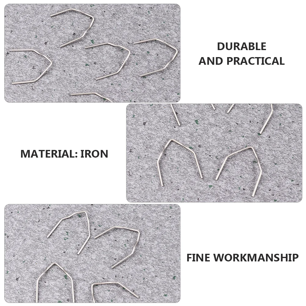 

1000Pcs Bumper Repair Welding Rods Practical Durable Iron Hot Staples Easy to Use for Cracked Damaged Plastic Parts Repair