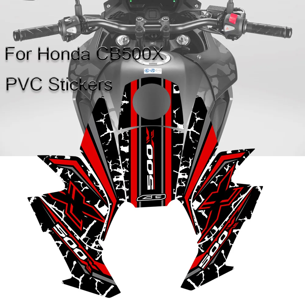 دراجة نارية لهوندا CB500X CB 500X حماية خزان الوسادة ملصق مائي شعار جذع الأمتعة هدية الحاجز 2016- 2021