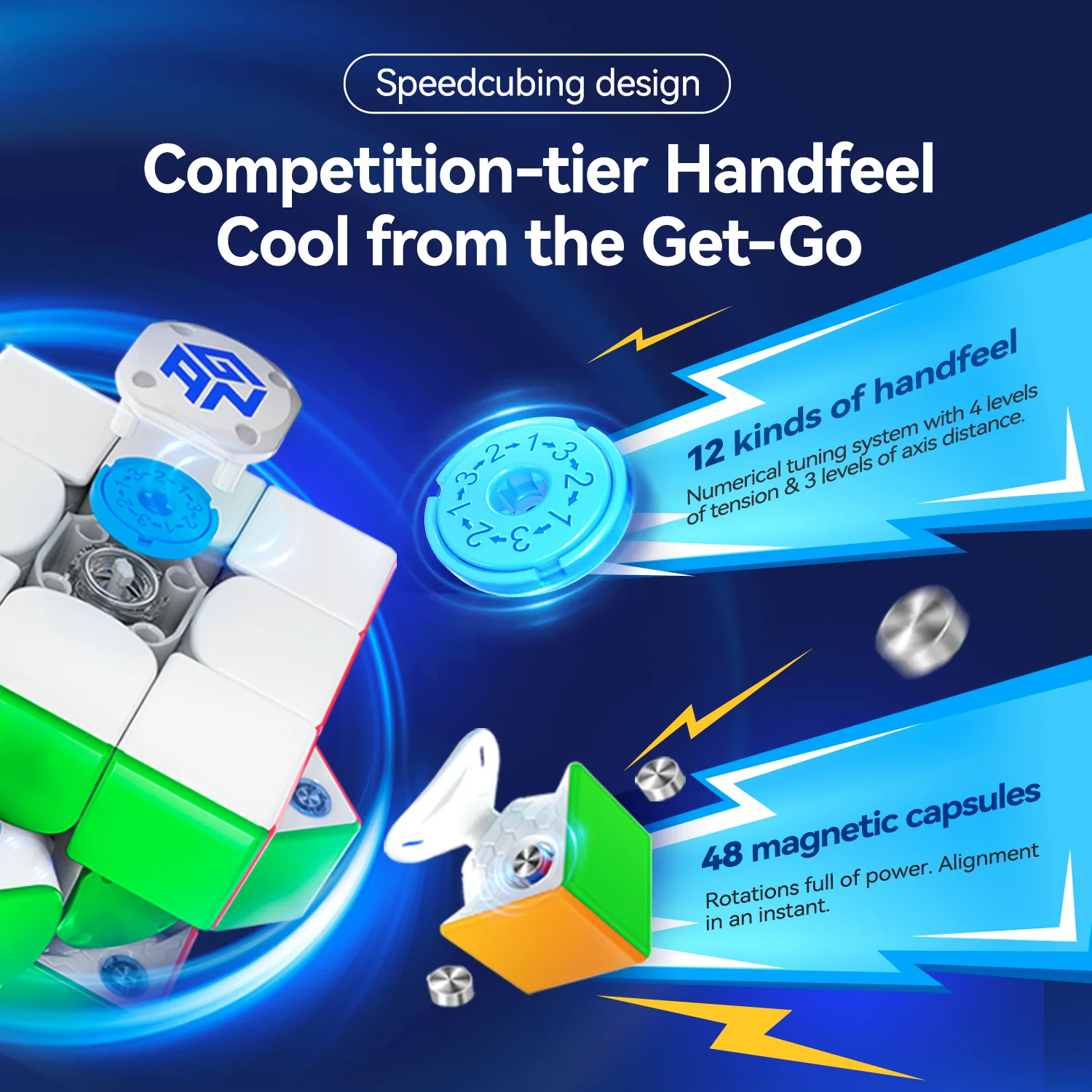 GAN356 i carry E Frosted Magic Cube GAN 3X3 Magnetic Speed Cube Professional Puzzle Toys Children Gift Cubo Magico