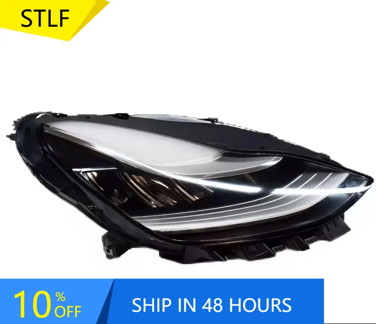

STLFRSTFA Right Passenger Side LED Headlight for 2017-2020 Model 3 1077372-10-I 1077371-10-I
