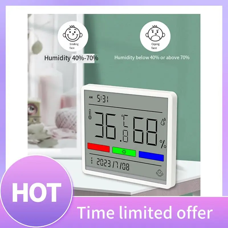 

B68A Bluetooth цифровой термометр ЖК-гигрометр Крытый электронный измеритель температуры и влажности датчик погоды