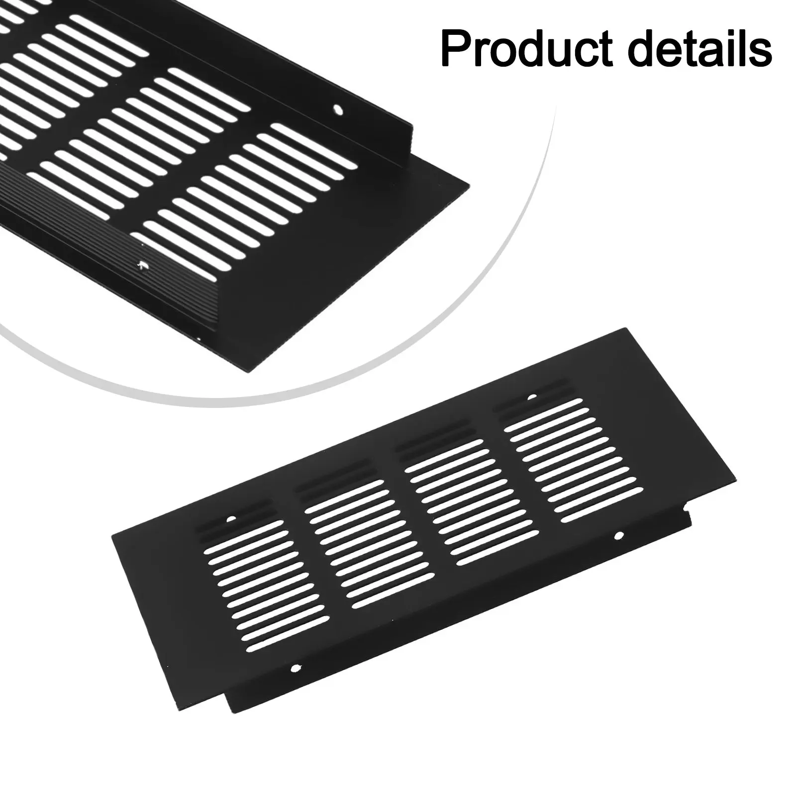 Ventilation Grille Air Vent Grille Replacement Ventilation Cover Wardrobe 100mm 150mm-400mm 1pc Duct Mutil- Size Rectangular