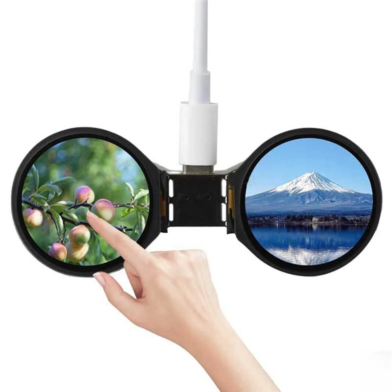 A37T-ESP32-S3 For Robot Compatible AI Electronic Eye Dual Eye Development Board 1.28Inch With/Without LCD Touch Screen