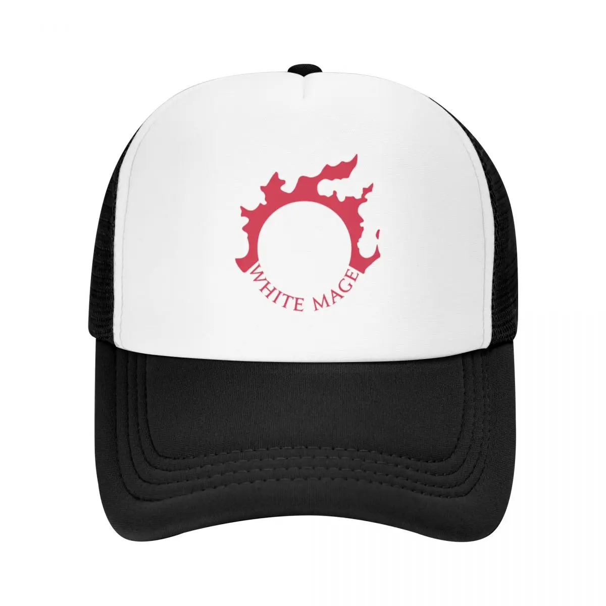 FFXIV - White Mage Logo Baseball Cap Snapback Cap Designer Hat Sunscreen Girl'S Hats Men's