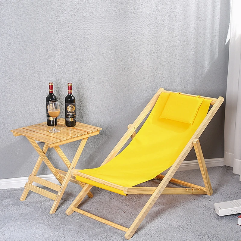 Nordic Folding Beach Chairs Outdoor Travel Seaside Sun Loungers Beach Chair Ultralight Portable Solid Wood Furniture Sillas FYBC