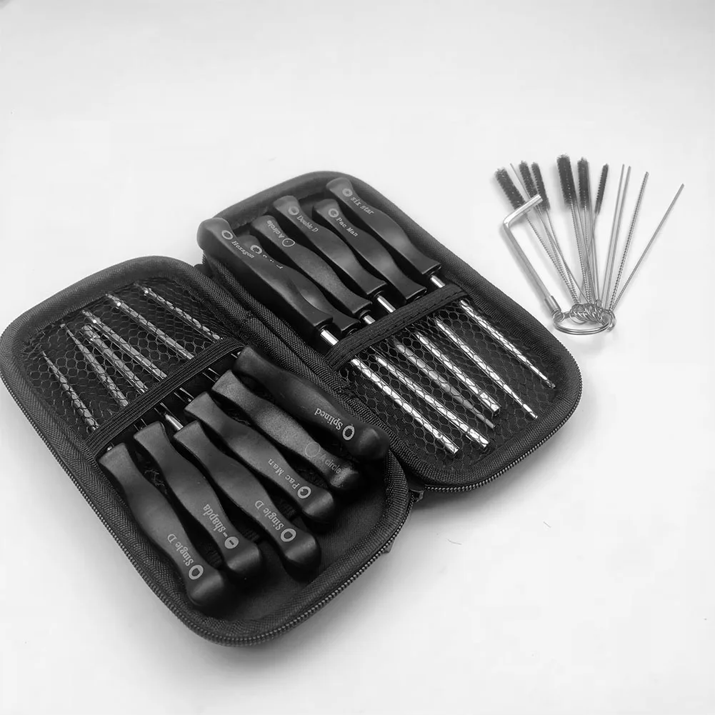 12pcs cleaning needle/brush hex wrench Carburetor Adjustment Tool kit for string trimmer chainsaw hedge trimmer edger blower