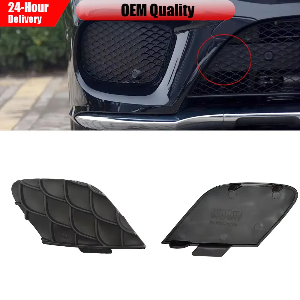 For Mercedes Benz GLE GLS Class 2015 - 2019 Front Bumper Tow Hook Cover Cap For W166 W292 GLE300 GLS350 GLE400 GLS500