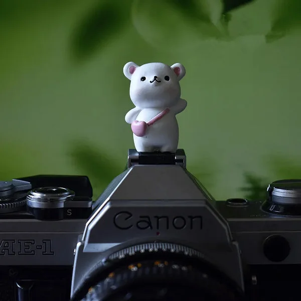 Hot Shoe Cap SLR Camera for Canon 200d Nikon Sony Fuji xt30 xt4 5 Hot Shoe Dustproof Protection Cover Cute Cartoon Photography