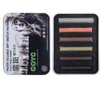 Kunstenaar Houtskoolstrips Prachtige doos Schetsstick Wateroplosbaar Niet-snijdende krijttekenstrips Student Art Schilderbenodigdheden
