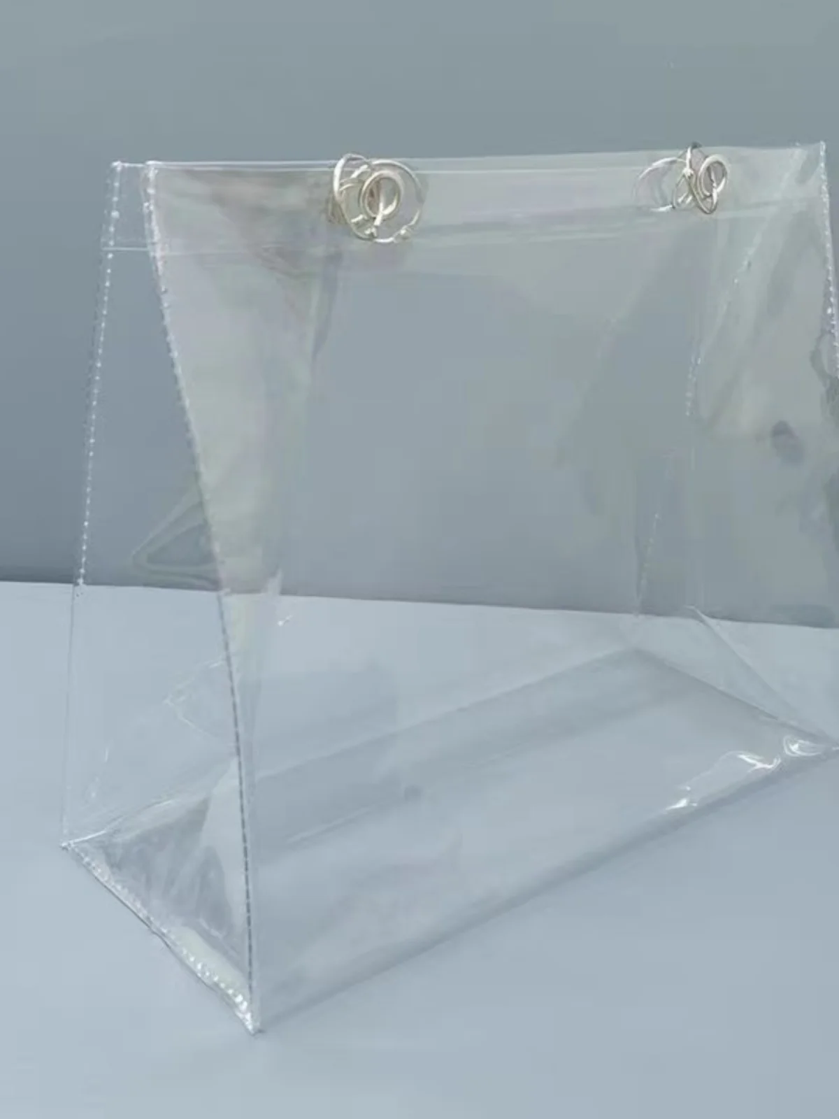 Transparent PVC Dustproof Bag for Tote Bag Protection Cover Felt Material Suitable for Hidden Light Brand DIY Peripheral
