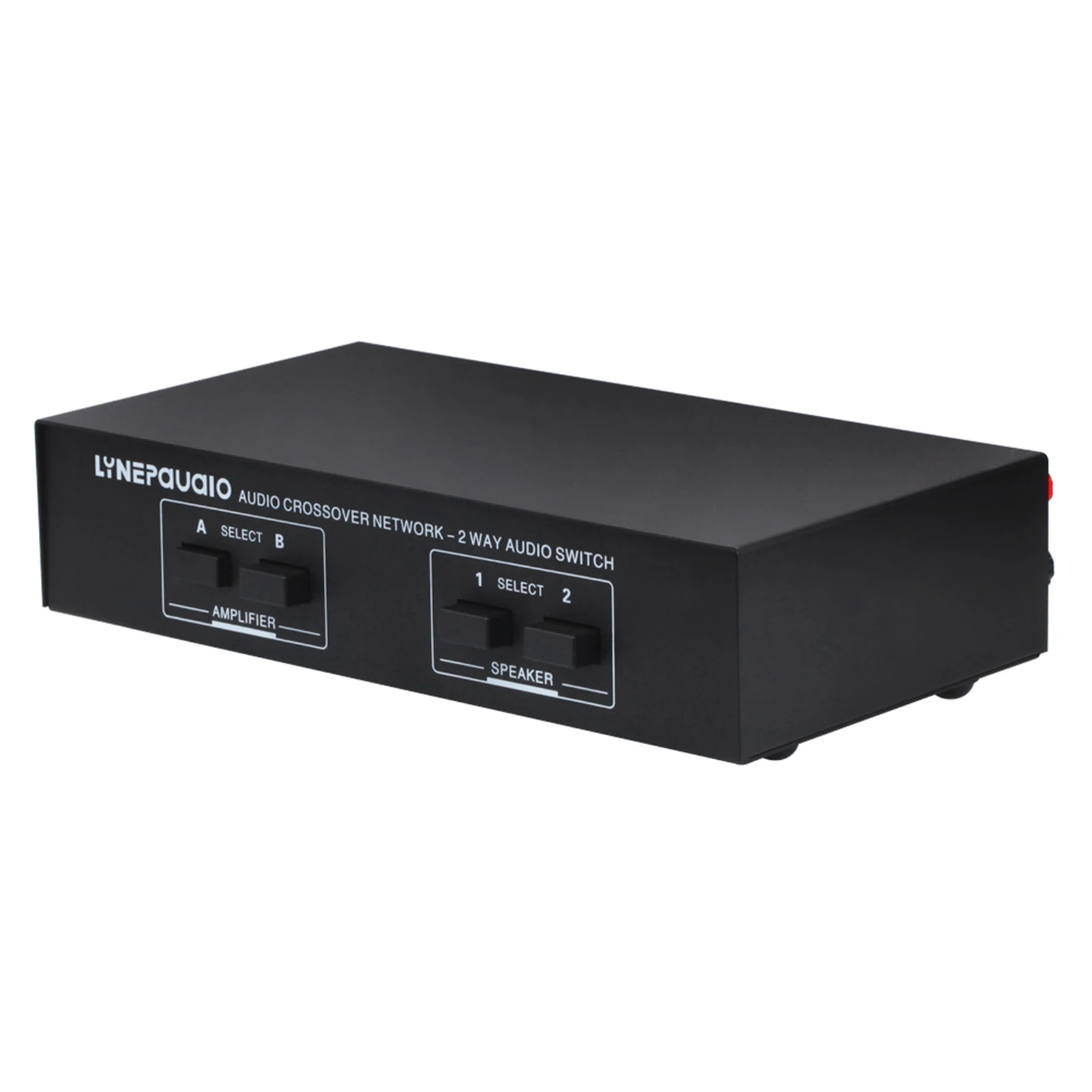 2 In 2 Out Speaker Selector Switch Audio Signal Switcher Power Amplifier Audio Receiver Splitter Box Audio Distributor