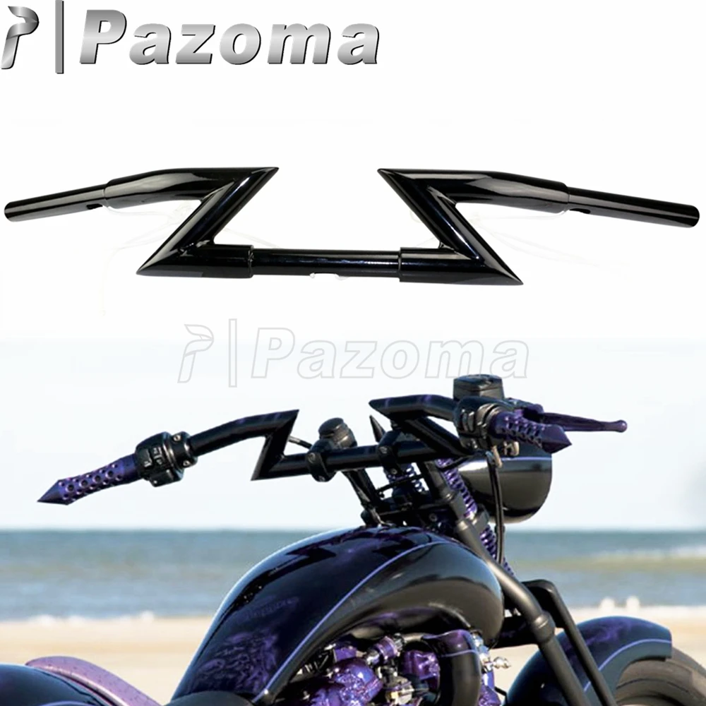 

Руль для мотоцикла, 25 мм 1 дюйм, для Harley Chopper Bobber Cafe Racer Softail Dyna Sportster