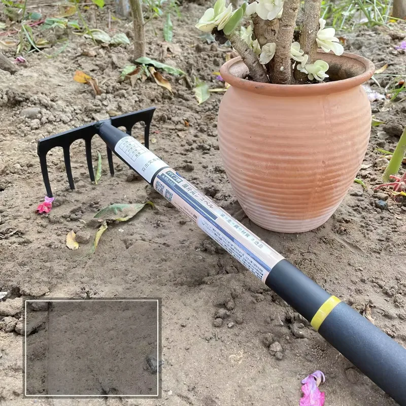 

Flow Rake Digging The Ground Picking Up Shells Planting garden tools ferramentas hand tools lawn leveling rake Farming tools