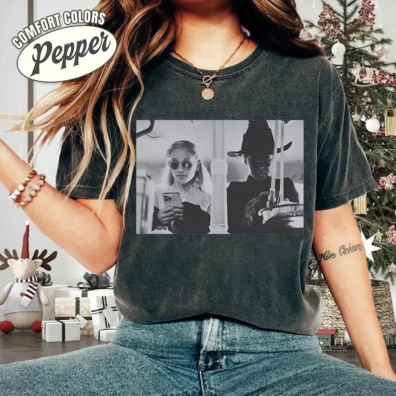 قميص صور ريترو من فيلم الشريرة، تي شيرت موسيقي شريري، Elphaba And Glinda، Glinda The Good، The Wicked Witch، قميص فيلم المعالج #1