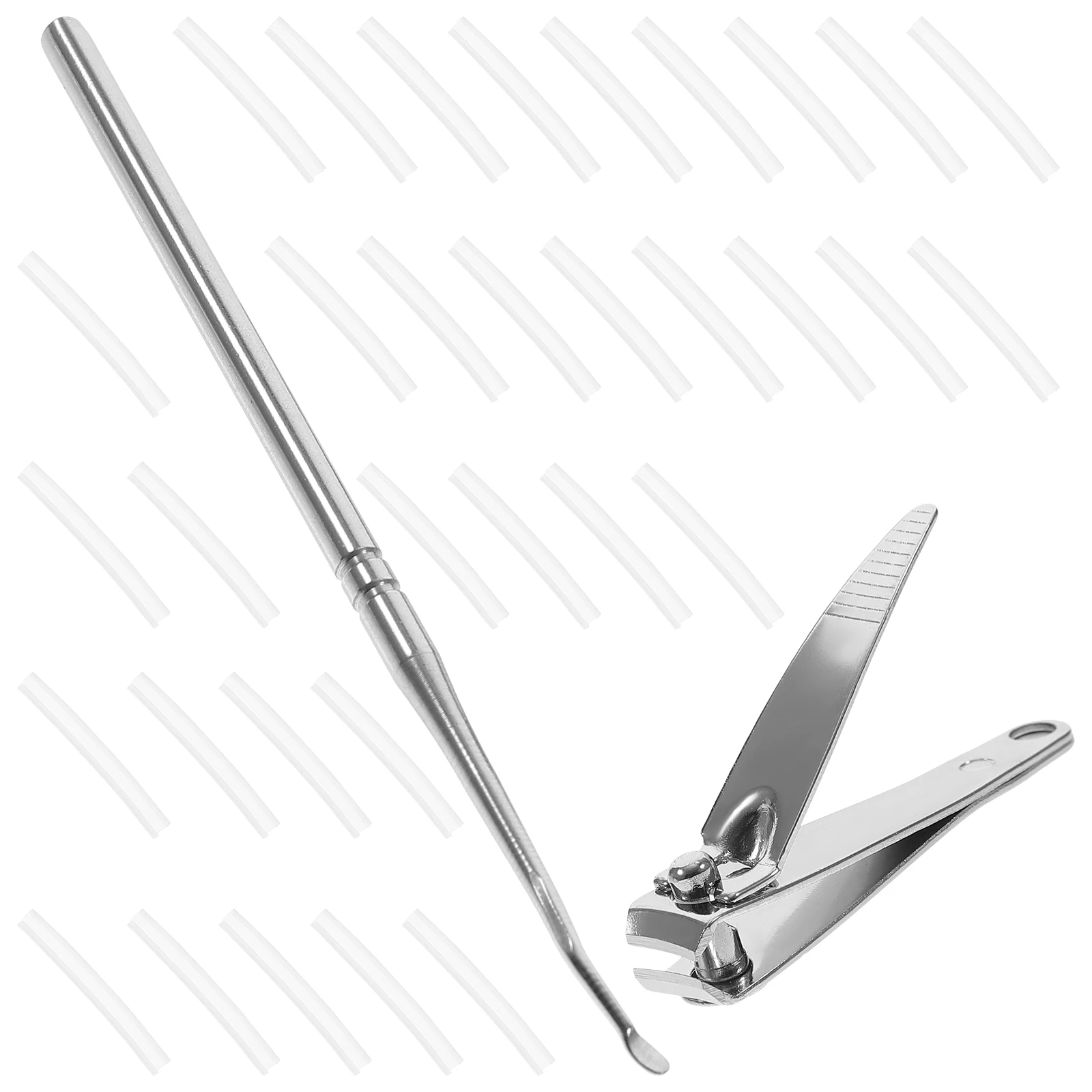 

Aluminum Alloy Clipper Set for Ingrown Toenails Pedicure Tools Toe Nail Correction Kit Manicure Tool Set Durable Nail Care Tools