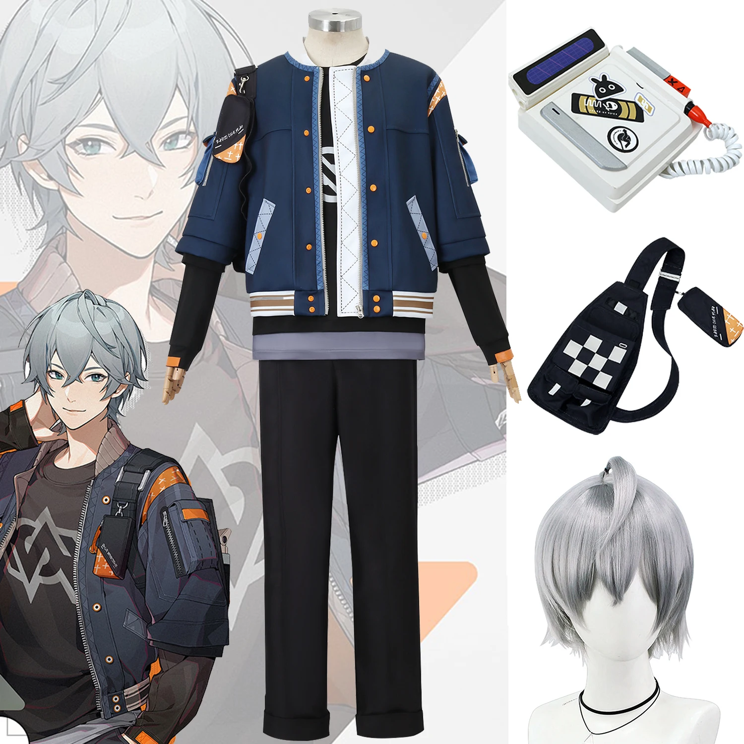 Wise Cosplay Costume Game zona Zenless Zero uniforme costumi Cosplay parrucca gioco di ruolo per Halloween uomo donna personaggio Anime