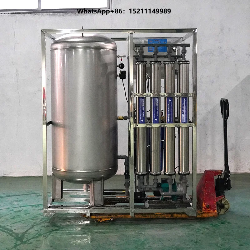 1000L/H Industrial Water Filter: All-in-One with 750L Pressure Tank, New Model, Steady Flow