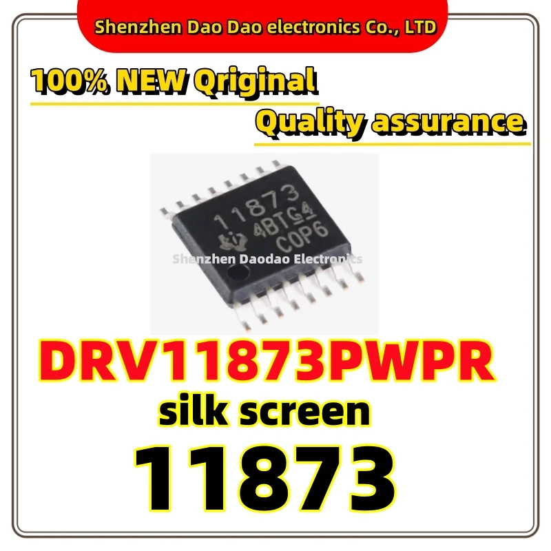 

5 DRV11873PWPR silk screen 11873 TSSOP-16 Sensorless motor driver IC New original