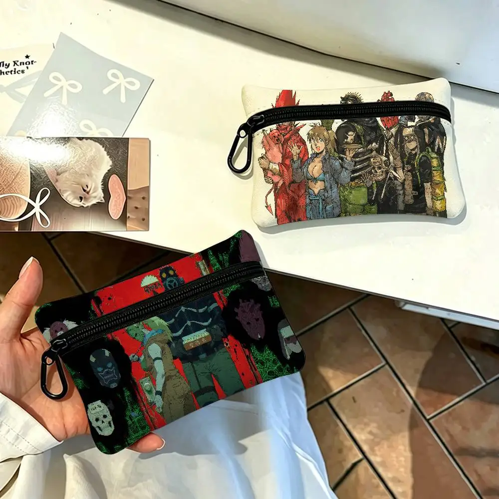 Dorohedoro Anmie Wear-resistant Oxford Cloth Coin Purse Portable Backpack Hanging Card Storage Bag