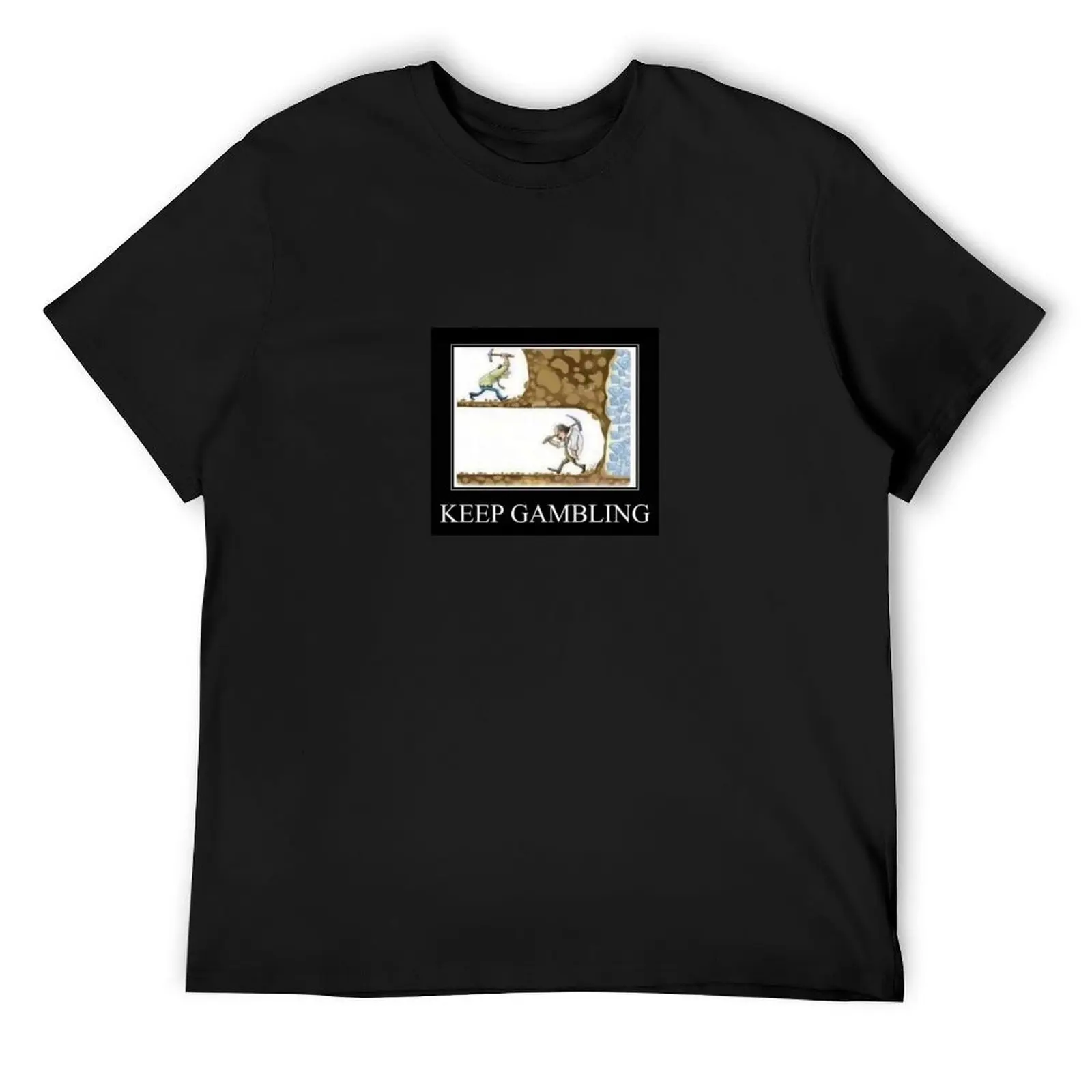 

Keep Gambling T-Shirt graphic t shirts customizeds boys animal print T-shirts man funny t shirts men