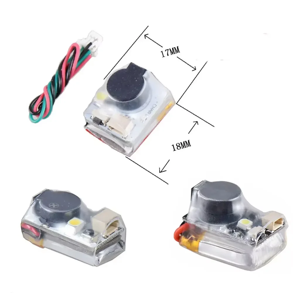 JHE42B/ JHE42B_S/ JHE20B Mini Finder 5V Super Loud Buzzer Tracker 110dB W/ LED Buzzer Alarm For RC FPV Drone Flight Controller