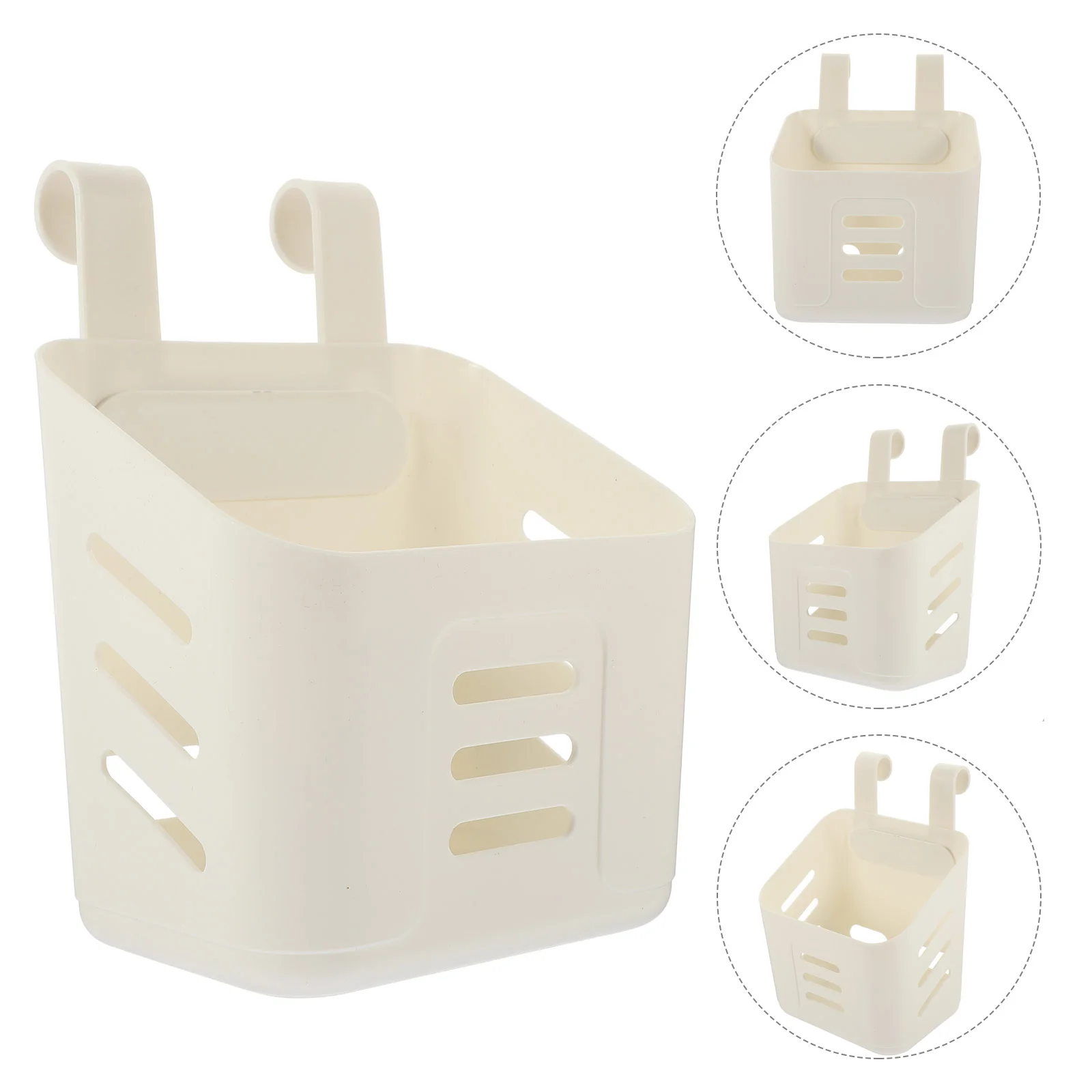 

2 Pcs Storage Baskets Sundry Hanging Kitchen Drain Grocery Wall for Bathroom Sundries Plastic Container