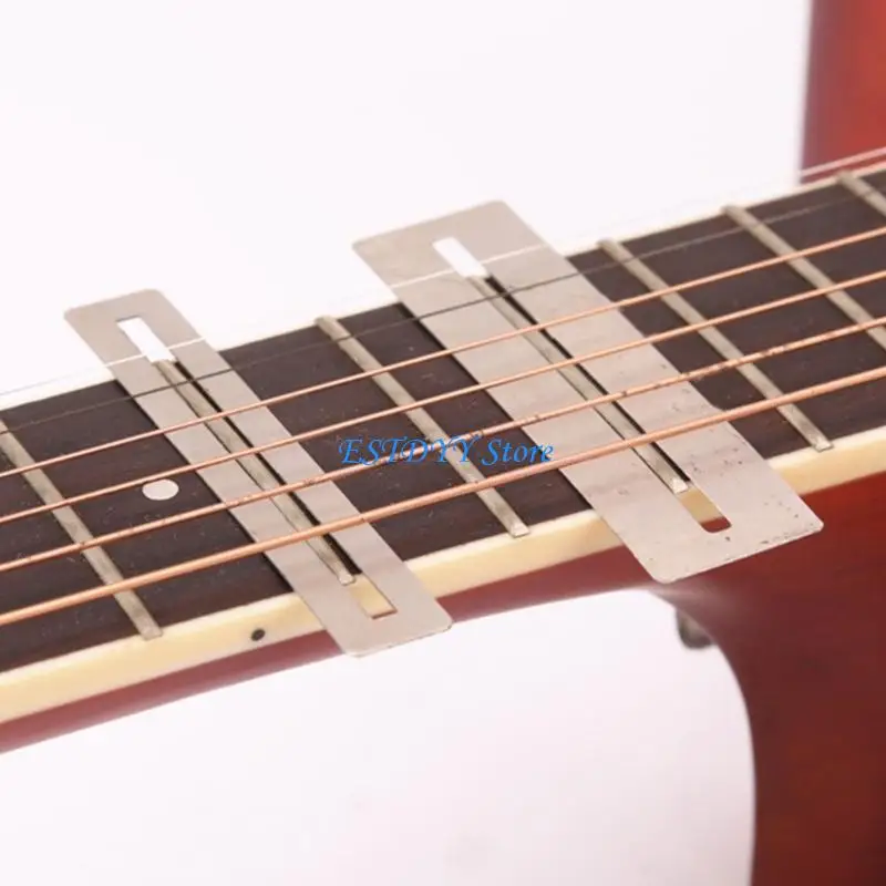

G6DE Guitar Fret Polishing File Leveling Tool with Gasket for Luthier & Guitar Player