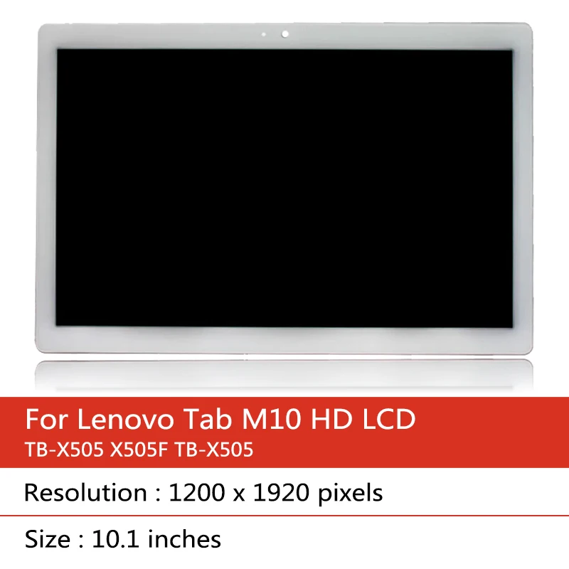 10.1 Inch X505 Display Voor Lenovo Tab M10 Hd TB-X505 TB-X505F TB-X505L Lcd-Scherm Touchscreen Digitizer Assemblage Vervanging