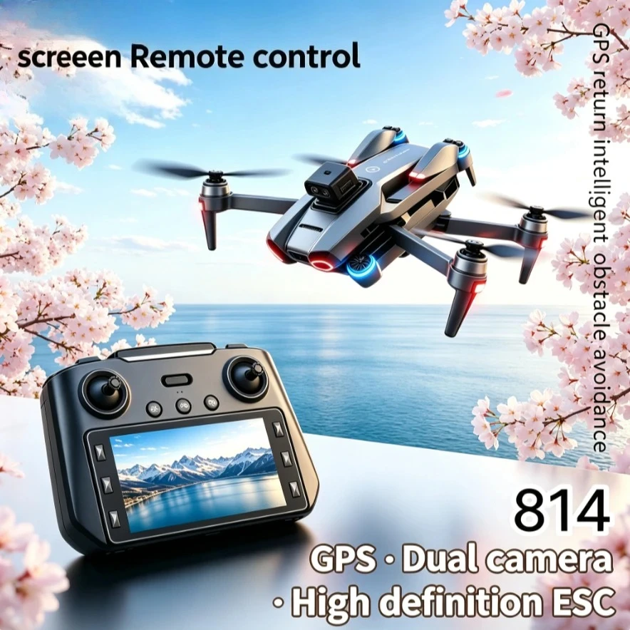 Drone Smart Rc Foldable - Original 814 Smart FPV Drone Optical
