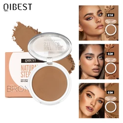 QIBEST Cream Contour Palette Dark Bronzing Powder Charlotte Makeup For Face Highlighter Bronzer Long-Lasting Concealer Cosmetics