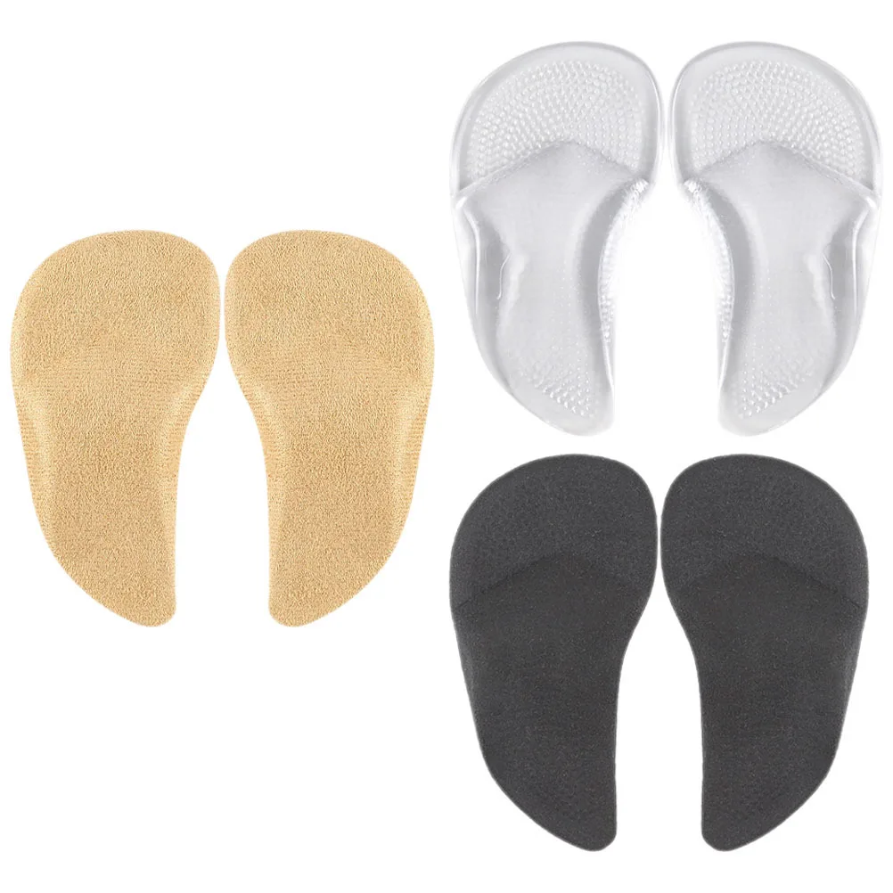 女性用足アーチサポートインソール、前足パッド、ハイヒールクッション、靴の中敷き、中足骨パッド、滑り止めハーフインソール