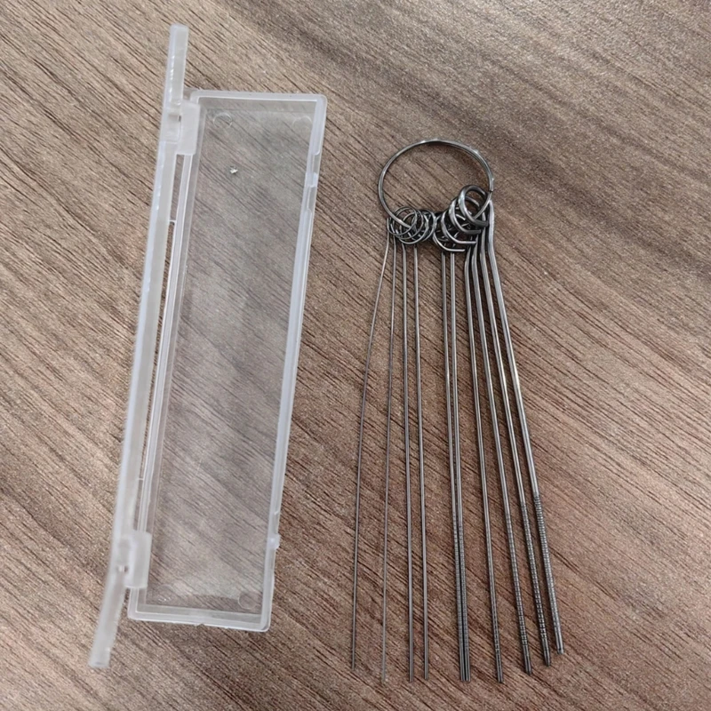 Vergaser-Wartungswerkzeug, Airbrush-Spritzpistolen, Düsenreinigungsbürste, Nadel-Set, langlebig und hochgenau