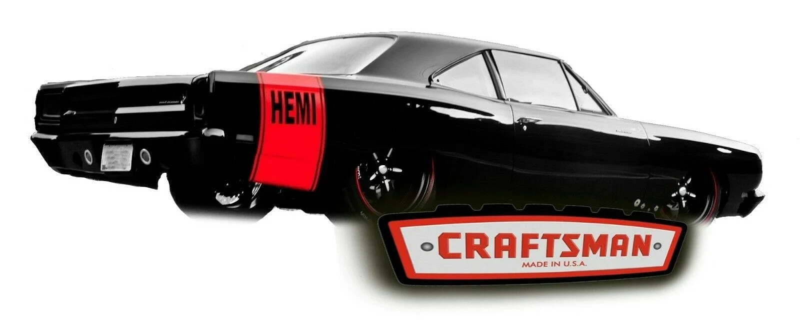 

For CRAFTSMAN TOOL STICKER HEMI HOT ROD DECAL MECHANIC TOOLBOX SIGN CHEST USA