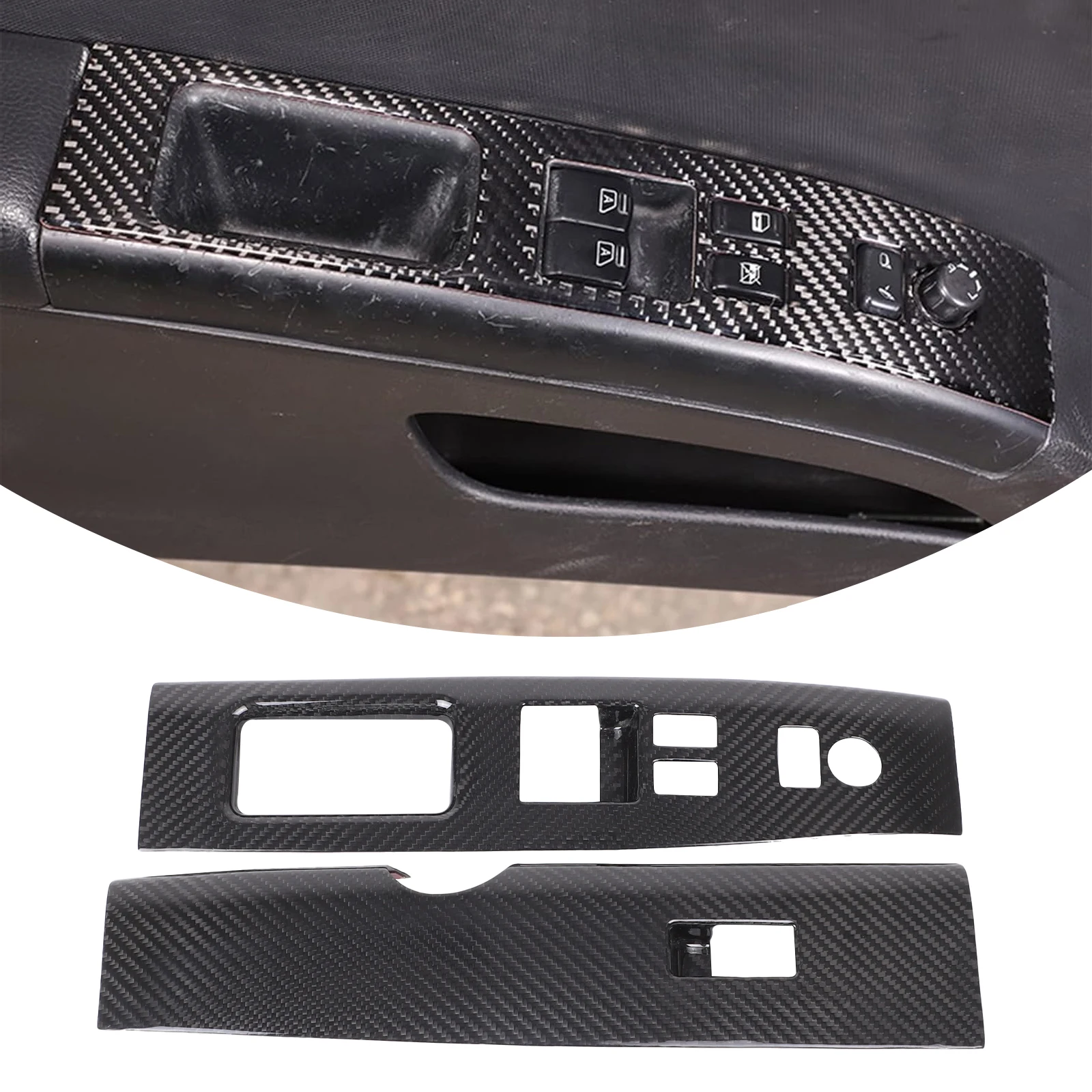 

For Nissan 350Z Z33 2003-2006 Accessories Outlet Windows Control Panel Car Interior Decoration Accessories Panel Sticker