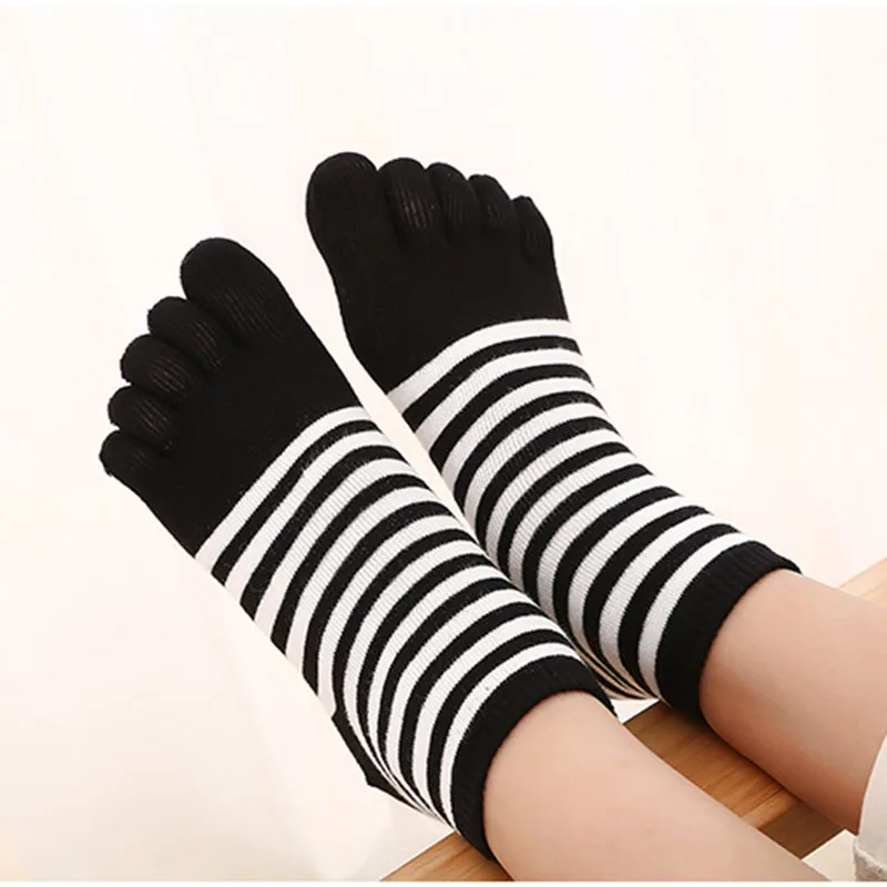 

5 Pairs Spring Autumn Children Five Finger Socks Short Baby Boys Girls Pure Cotton Indoor Floor Split Toe Socks Four Seasons