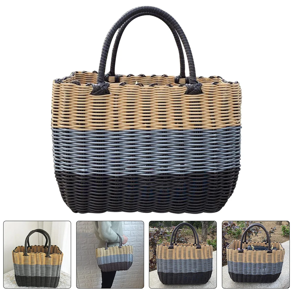 

Multi-functional Weave Basket Household Storage Basket Sundries Organizer mens shower woven sundries basket