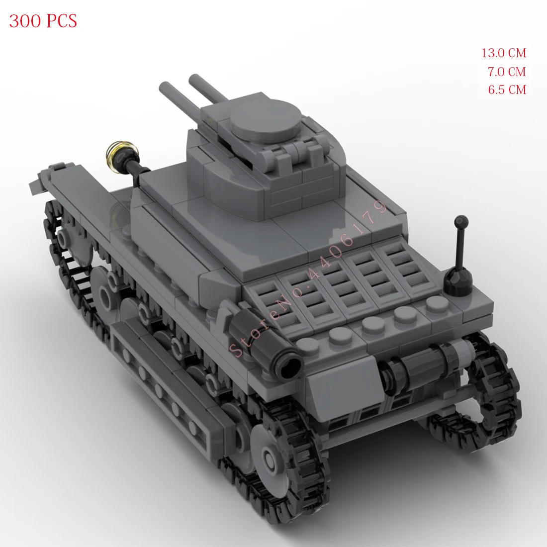 hot military WWII SdKfz 101 Panzer I Light Tank vehicles Germany army Blitz war weapon equipment Building Block model brick toys