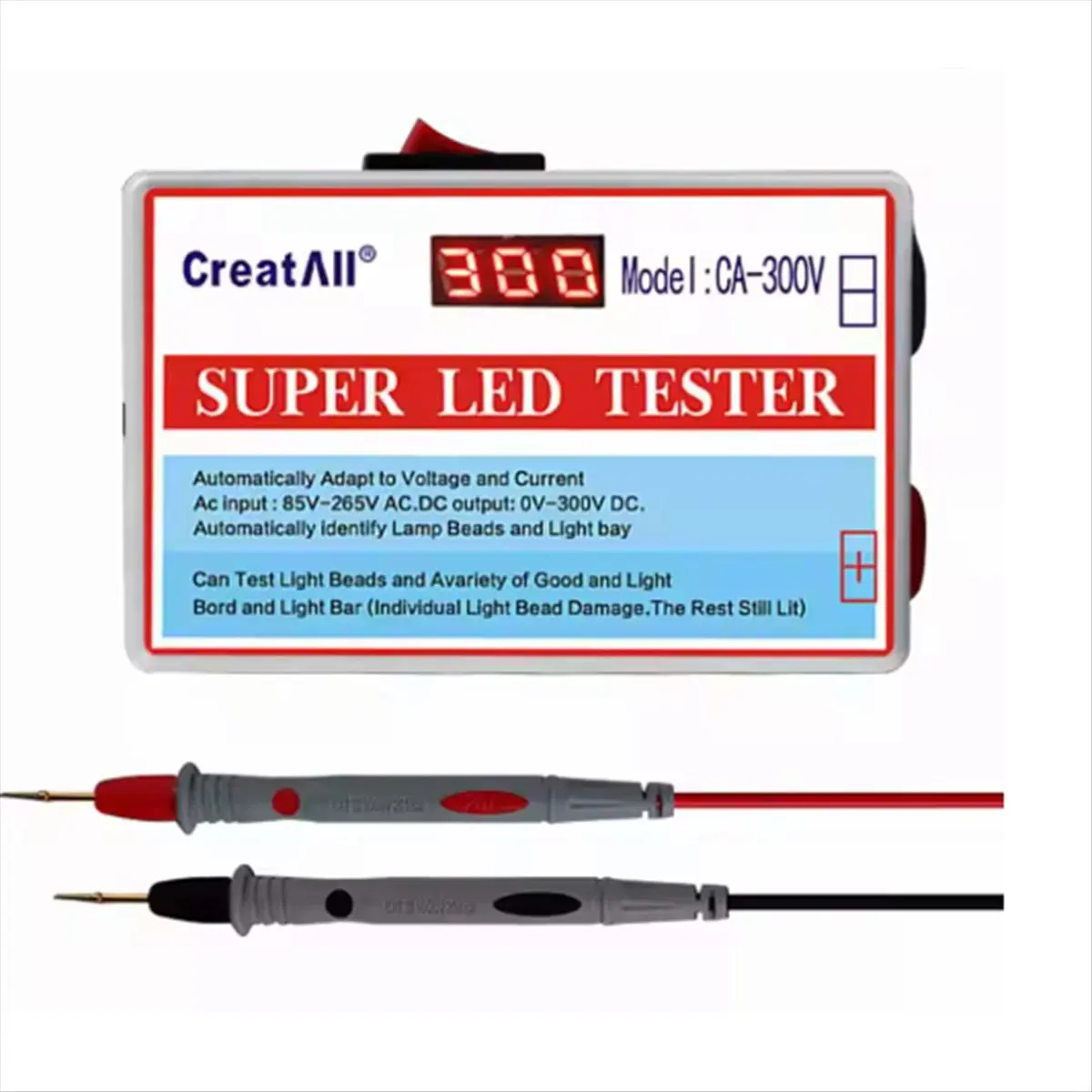 AA19 Portable LED Lamp Beads Light Bar TV Backlight Tester LED Strips Beads Lamp Board Test Tool EU Plug