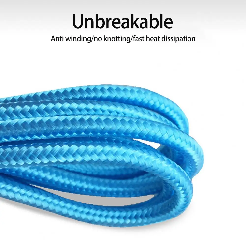 Copper Core Nylon Braided Cord Anti-winding Phone Data Cable Micro USB Interface 2A Fast Charging Cable for Android