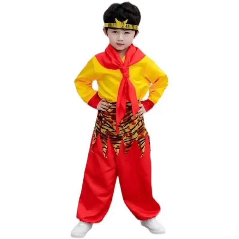 زي أطفال للهالوين مستوحى من رحلة غرباً، زي تنكري لشخصية سون وكونغ، ملابس أداء للأولاد #1
