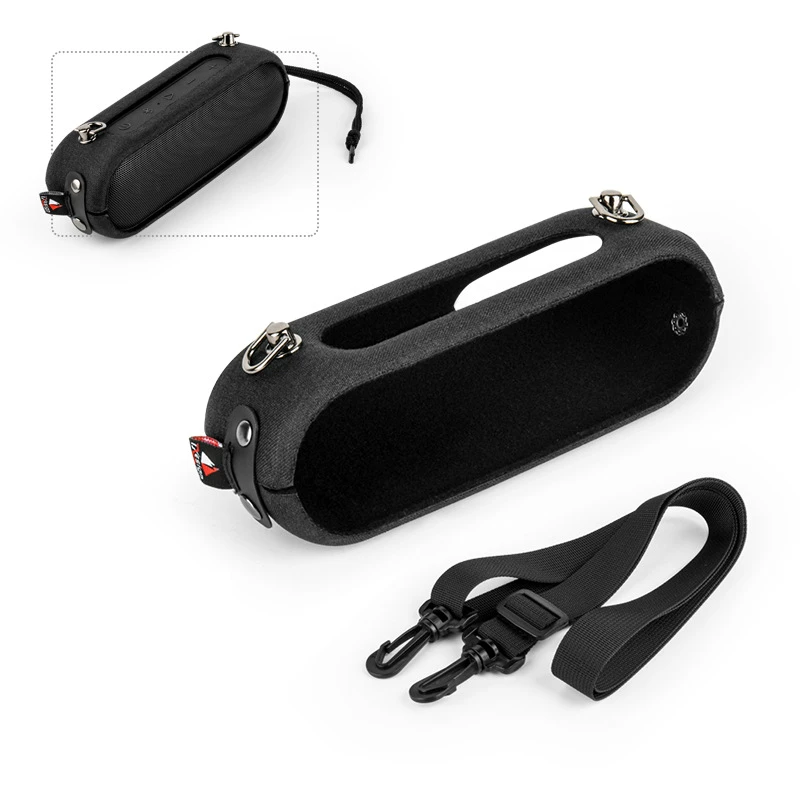 

for Tribit Xsound Go Speaker EVA Protective Case Single Shoulder Strap Cross-body Sound Case Black