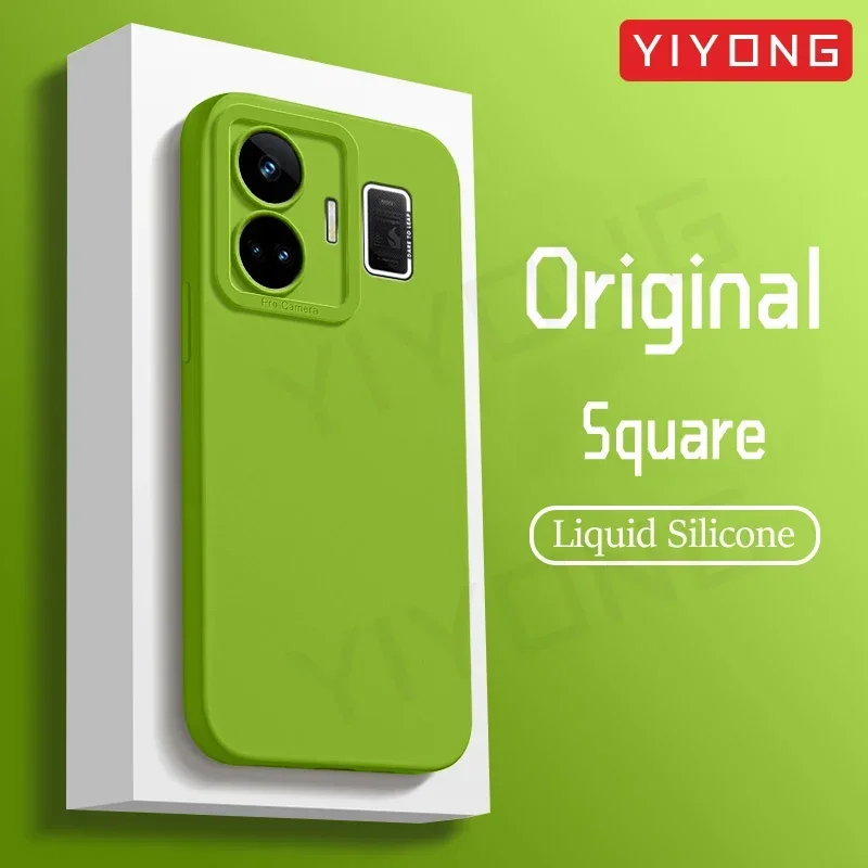 Realme GT Neo5 Case YIYONG Liquid Silicone Soft TPU Cover For OPPO Realme GT Neo 5 3 3T 2 GT5 GT3 GT2 Pro Neo3 Neo3T Neo2 Cases