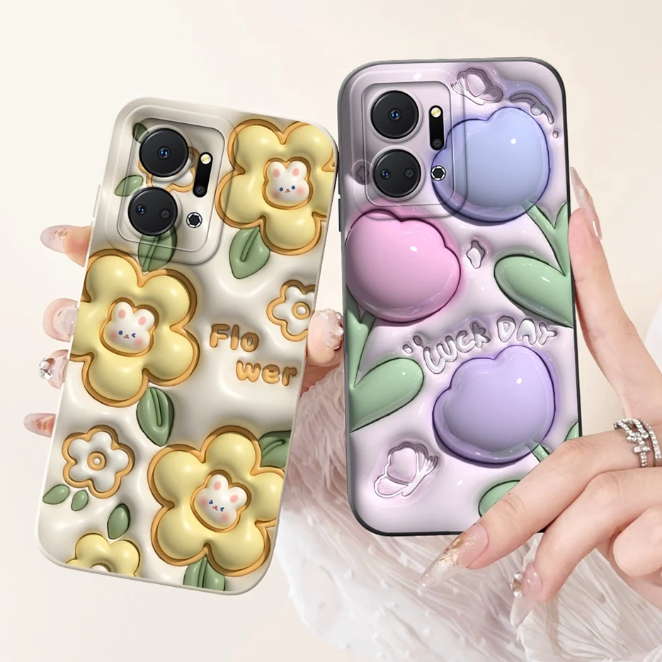 For Honor X7 X7a X7b Case Stylish Candy Painted Cover Soft Silicone Phone Case For Honor X7b X 7a HonorX7a HonorX7b Fundas Coque